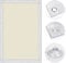 OBdeco M04/304 - Tenda termica oscurante al 100%, per finestre da tetto Velux, protezione dal calore senza fori, con ventose, colore beige, 60 x 73 cm