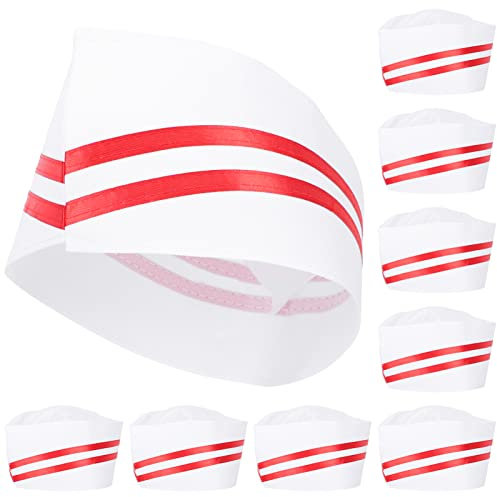 Costume da cuoco Cappello da cuoco Set 9 pezzi Cucina Catering Cappelli da cucina Cappellini da servizio Cappellino da panettiere Berretto da cuoco Abbigliamento Accessori Costume da uomo di pan di ze