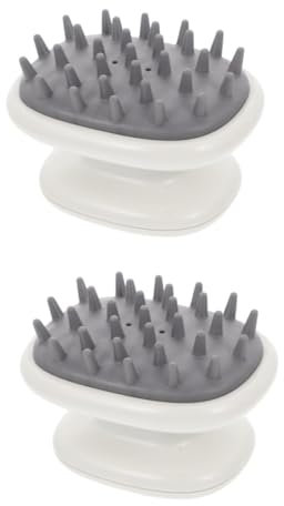 Beavorty 2stücke Creative Shampoo Massaging Bürste Kopfhaut Massagegerät Zur Haarmassager Für Tiefenreinigende Haarwäsche Für Entspannende Kopfhautmassage Und Gesunde Haare