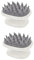 Beavorty 2stücke Creative Shampoo Massaging Bürste Kopfhaut Massagegerät Zur Haarmassager Für Tiefenreinigende Haarwäsche Für Entspannende Kopfhautmassage Und Gesunde Haare