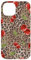 iPhone 14 Cute Cherry Cherries On Cheetah Leopard Print Girl Women Case