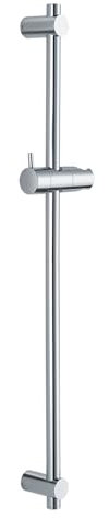 Yocisun Edelstahl Duschstange 70cm, Brausestange mit Duschkopfhalterung 360°Drehbar und Verstellbar, Brausestange mit Variable Wandbefestigungen für Variabel Anpassung an Bestehende Bohrlöcher Chrom