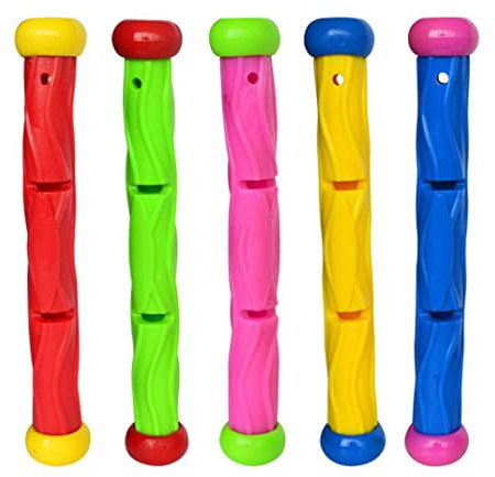 Pool Diving Sticks Unterwasser Mehrfarbig Kinder Sommer Funny Water Games Toys Set 5pcs