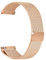 Mesh Watch Strap Metal- Quick Release Smart Watch Straps for Men Women,20mm 22mm Stainless Steel Milanses Smart Watch Bracelet Ladies Replacement, smart watch wristband (19mm, Rose Gold)