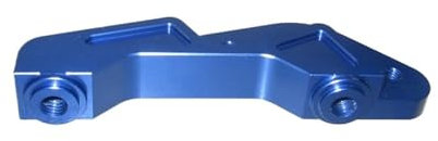 MEUIXT Adattatore for Pinza Freno a 4 pistoncini da 82 mm Racing da 6 mm Compatibile con Pit Dirt Bike Motard(Blue)