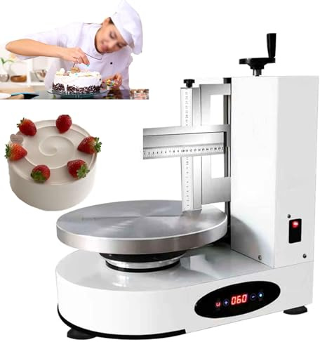 Electric Cake Decorating Machine with Adjustable Speed Turntable for Smooth Buttercream Application