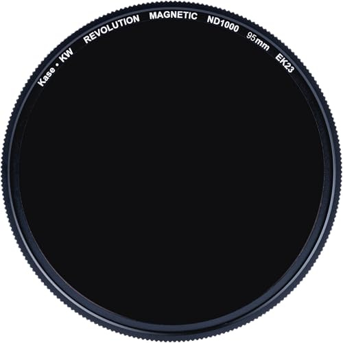 Kase KW Revolution Plus - Filtro magnetico antiurto ND1000, 10 stop, in vetro ottico a bassa riflessione (95 mm)