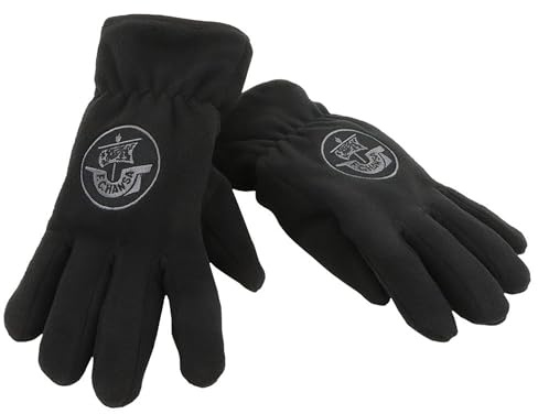 Hansa Rostock F.C Fleecehandschuh Thinsulate Handschuhe schwarz