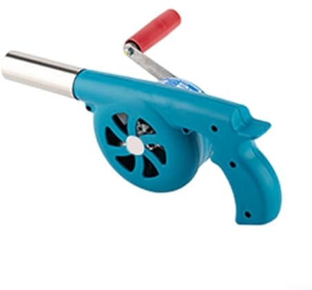 BBQ Gebläse, Handkurbel Manuelle Outdoor Mini Holzkohle Blasmaschine, Tragbarer Grill Ofen Carbon Air Fan für Spieß Grillen