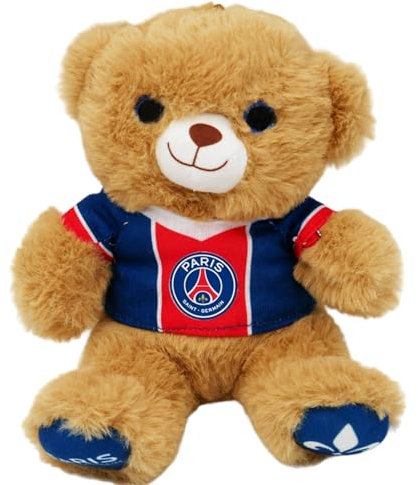 PARIS SAINT GERMAIN Teddybär, Baby, Kinder, Plüsch, Bär, PSG, Maskottchen, Trikot, Größe 18 cm