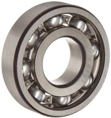 FAG 6302-C3 Deep Groove Ball Bearing, Single Row, Open, Steel Cage, C3 Clearance, Metric, 15mm ID, 42mm OD, 13mm Width, 43000 rpm Maximum Rotational Speed, 1200 lbf Static Load Capacity, 2550 lbf Dynamic Load Capacity
