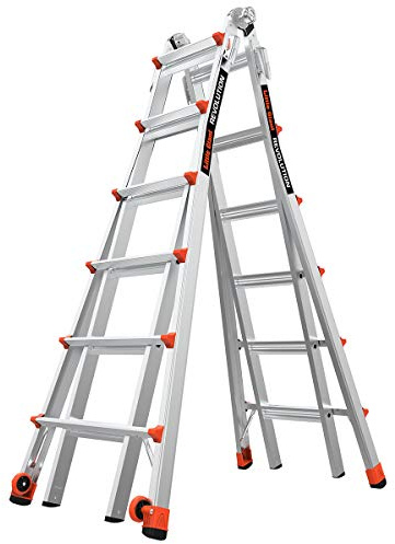 Little Giant Ladders, Revolution, M26, 26 ft, Multi-Position Ladder, Aluminum, Type 1A, 300 lbs weight rating (12026)