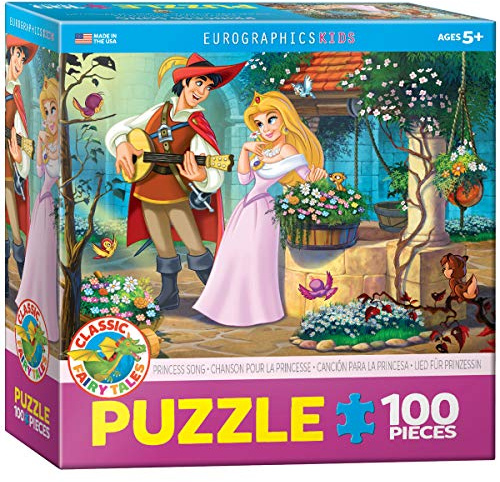 Eurographics Puzzle 100 Pc - Princess 1 (6x6 Box) - (EG61000726)