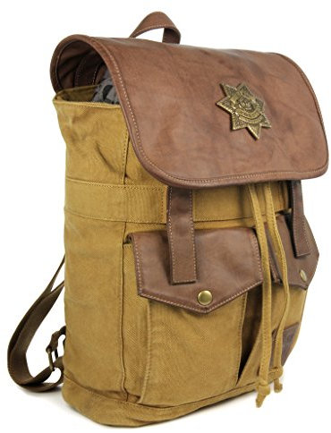 The Coop Walking Dead Rick's Sheriff Backpack-Brown