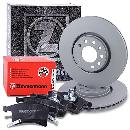 ZIMMERMANN Bremsenset Vorderachse inkl. Bremsscheiben Belüftet Ø 308 mm + Bremsbeläge vorne Kompatibel mit OPEL ADAM, ASTRA H, CORSA D (S07), CORSA E (X15), MERIVA A, MERIVA B (S10), ZAFIRA B,