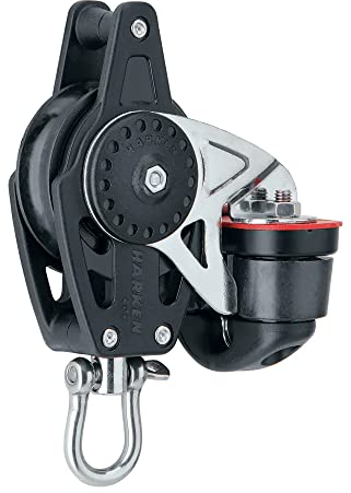 Harken 2646 40mm Carbo Block w/Cam Cleat and Becket