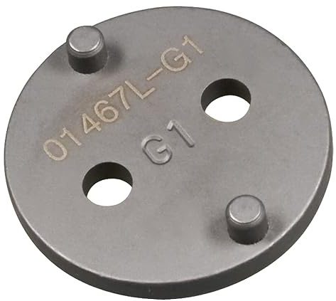 SW-Stahl 01467L-G1 Bremskolbenadapter G1-2-Pin Bremskolben Rücksteller | Robuste Druckplatte für Bremssattel-Werkzeug, passend für Renault, kompatibel mit Universal Rückstellwerkzeug Stahl
