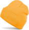styleBREAKER Kinder Beanie Strickmütze mit breiter Krempe, Feinstrick Mütze doppelt gestrickt, Kindermütze 2-5 Jahre 04024030, Farbe:Goldgelb