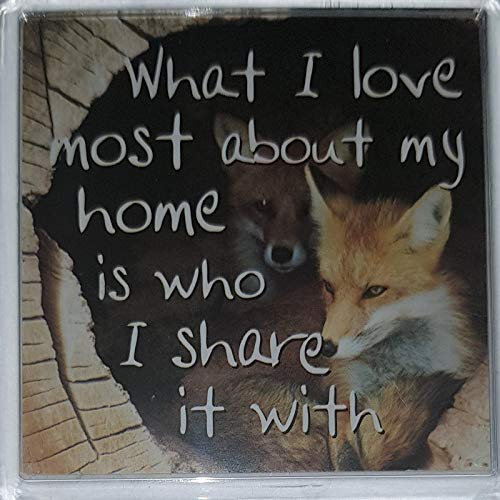 History & Heraldry Sentiment Fridge Magnets What I Love Most About My Home