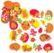 Baker Ross AC105 Igel Moosgummi Sticker - 120 Stück, Schaumstoff Aufkleber für Kinder zum Basteln, Gestalten und Dekorieren