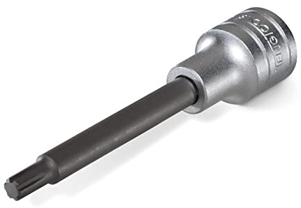 Teng Tools M12 1/2 Zoll Drive Ribe Multi Spline Chrom Vanadium Stecknuss | Mechaniker Werkzeug | Handwerkzeug – M122712-C