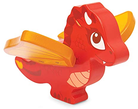 Le Toy Van - Castles Collection Holzspielzeug Pädagogisches Drachenfigur Spielzeug | Kinder Holzschloss Spielset Modell Schloss