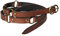 Andracor – Handgearbeiteter schmaler Leder-Gürtel mit Zwischenringen – Braun - LARP Mittelalter Steampunk & Cosplay