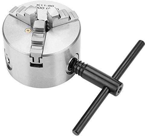 Selbstzentrierendes 3-Backen-Spannfutterset, 3-Zoll-K11-80 Selbstzentrierendes 3-Backen-Drehfutter mit 80 mm Durchmesser