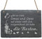 Schiefertafel Beste Oma und Bester Opa der Welt - Schild mit Herzen 22 x 16 cm