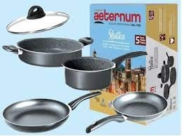 AETERNUM Set 5 PZ.Rustica, Black, One Size