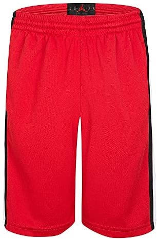 Nike JR Short Basket Scritta Lato Jordan Bambino Rosso MOD. 957115 12-13