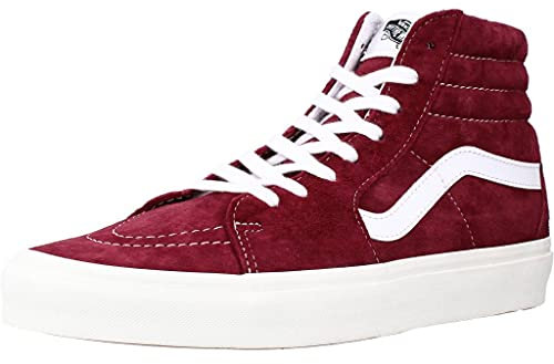 Vans SK8-HI Pig Suede Unisex Bordeaux SPORTSHUHE VN0A32QG9G81
