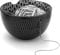Ceramic Yarn Bowl, Yarn Storage Bowl for Crochet Yarn Holder, Ceramic Knitting Yarn Bowl for Knitting Crochet Hook Accessories (Black)