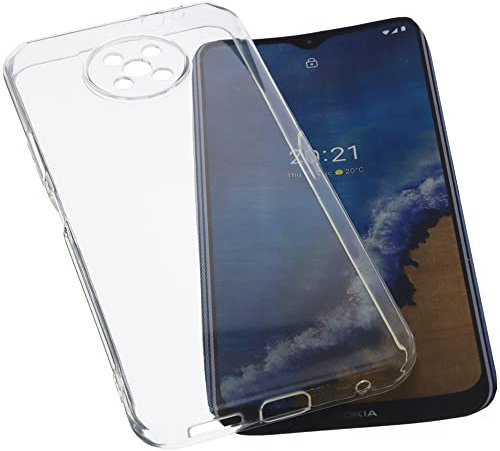 foto-kontor Coque Compatible avec Nokia G50 Housse pour Smartphone Étui en Caoutchouc TPU Transparent