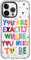 CASETiFY Clear Case für iPhone 14 Pro Max Kompatibel mit Magsafe - Du bist genau