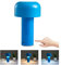Mushroom Kabellose Tischlampe, Touch Dimmbar Pilz Lampe mit 3 Beleuchtungsmodi, LED Akku Tischleuchte, Dekorative Mushroom Lamp Aufladbar USB Tischleuchten für Schlafzimmer, Nachttisch, Kinderzimmer (