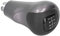 Tbest 6-Gang-MT-Schaltknauf-Stick-Ersatz, Passend für Civic Dx Ex Lx 2006–2011, Schwarz, Schaltkopf, Schaltzubehör (B (schwarz))