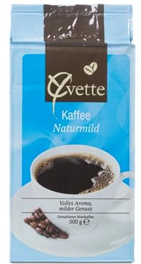 Filterkaffee 500g Naturmild Mahlkaffee, Kaffeepulver