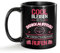 Tassendruck Schwarze Tasse für Bankkauffrau mit Name - Cool bleiben und Name rufen - Geschenk für Kollegin zum Geburtstag | Personalisierte Geschenke, Keramik Schwarz, 300 ml