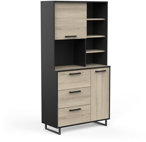 Demeyere Sideboard, 92 x 39,7 x 179,5 cm, Eiche