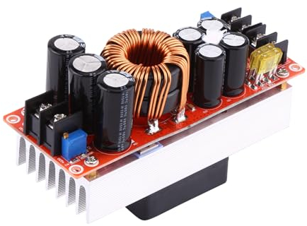 DC-DC Step Up Trafo Modul, 1500W 30A Converter Step Up Leistungsmodul DC 10V auf 60V Konverter Boost Modul für Hochleistungs-LEDs, Motor