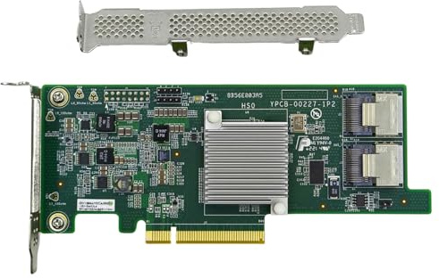 KCMconmey LSI 9207-8i Controller HBA Card, LSI 2308 SATA SAS Host Bus Adapter. 2 * SFF-8087 Internal 6Gbps, PCI-e 3.0 x8. IT Mode Firmware. Non RAID.