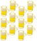 COLLBATH 2 Set Di Boccali Di Birra in Miniatura Per Casa Delle Bambole Bicchierini Da Shot Di Birra in Miniatura Decorazione Paesaggistica Materiale in Resina Design Realistico 20 Pezzi*2