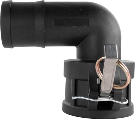 Camlock Fittings Couplings Elbow C 1 1.5 2 3 Layflat Hose Pipe Connector for Irrigation Pipe System Quick Connection Pond Reservoirs (1 Type C - 1 Barb)