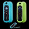 NIYATA 2 Pack Luminous Silicone Remote Case for Sky Q Touch and Non-Touch, Sky Glass and Stream, Anti-Slip Protective Cover with Glow Blue, Glow Green Colours, Anti-Lost Lanyard