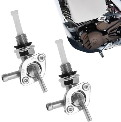 Robinet Essence Motoculteur, 2 pièces Robinet Essence, M10X1.25MM Robinet Essence Moto, Robinet Essence Groupe Electrogene, Robinet Groupe Electrogene, pour variété Générateur et Moteurs à Essence