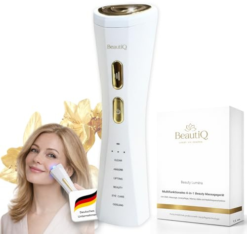 Beauty Lumèra PRO Anti-Aging & RF Gerät | Lichttherapie | 6 Funktionen in 1 Tool - Cleaning, Lifting, Beauty, Pflege, Eye-Care, Kühlung- für schöne und junge Haut | Faltenreduktion Gesicht