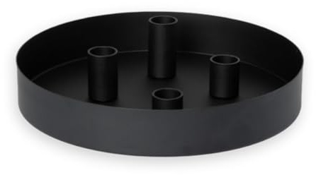 Storefactory Kerzenhalter SUND 4er (schwarz, 24cm)