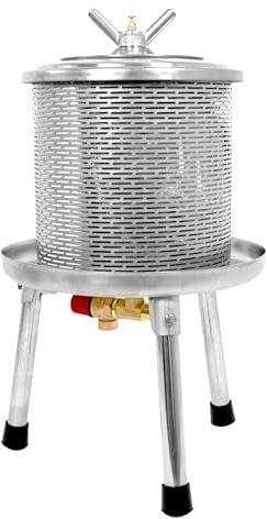 Wasserdruck-Presse 8 Liter komplett Edelstahl Apfelpresse Obstpresse Mostpresse