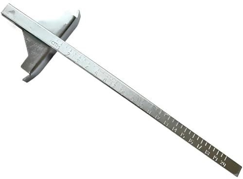 Replacement Circular Saw Edge Guide with Scale Compatible for Dewalt for DC390K DW936 DC310 DC300,Metal Alignment Rail,Ensures Accurate Cuts and Compatibility with Multiple Tools,Silver 11mm Guide